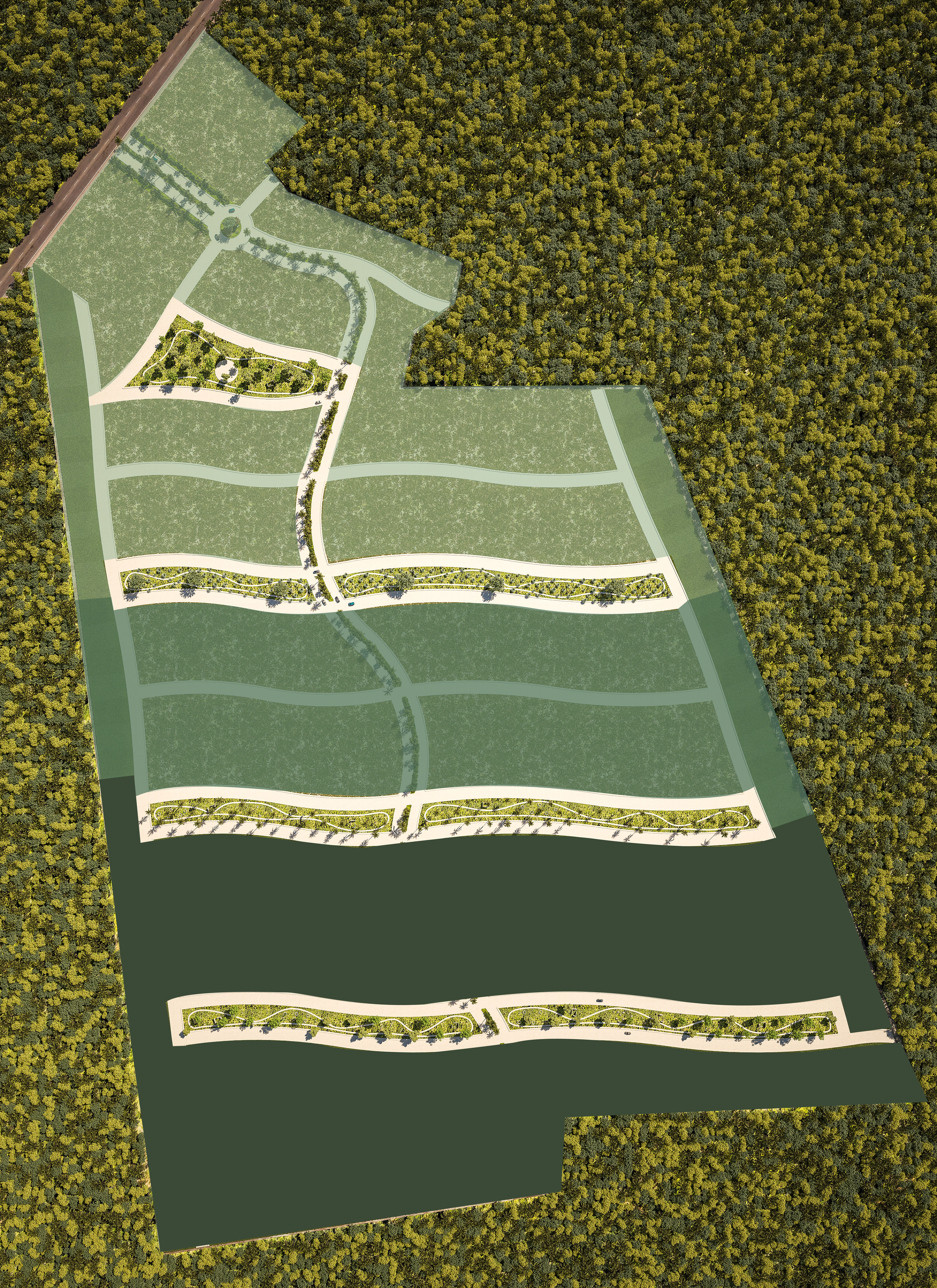 Mapa de lotes del desarrollo